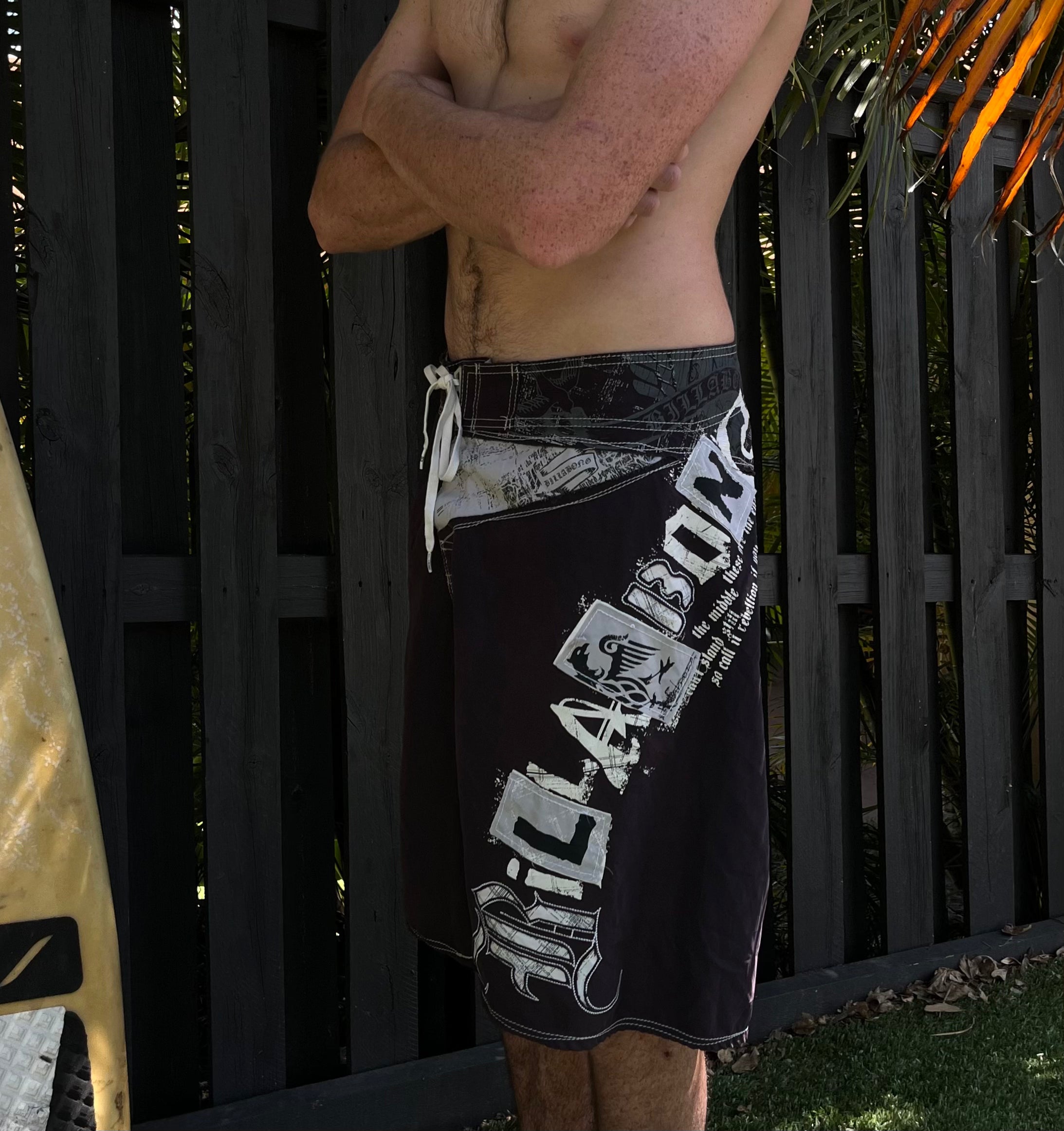 Joel Parkinson signature spellout boardshorts - size 36 *rare*