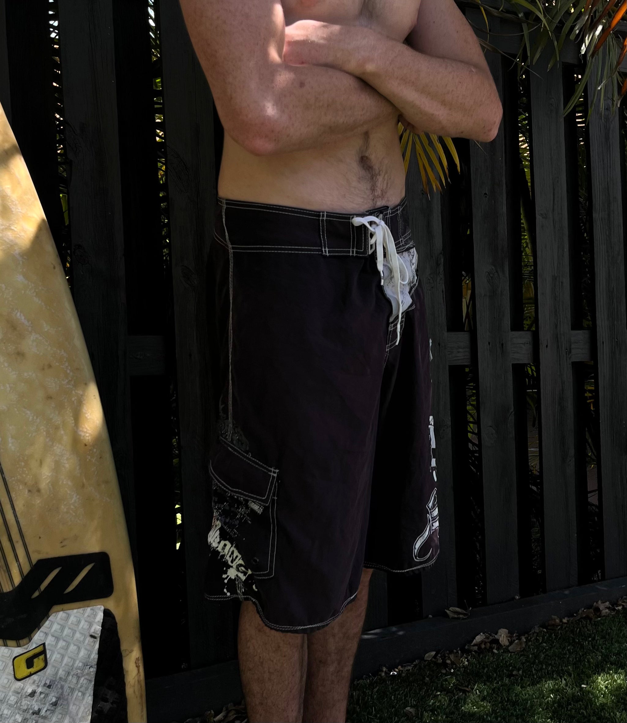 Joel Parkinson signature spellout boardshorts - size 36 *rare*