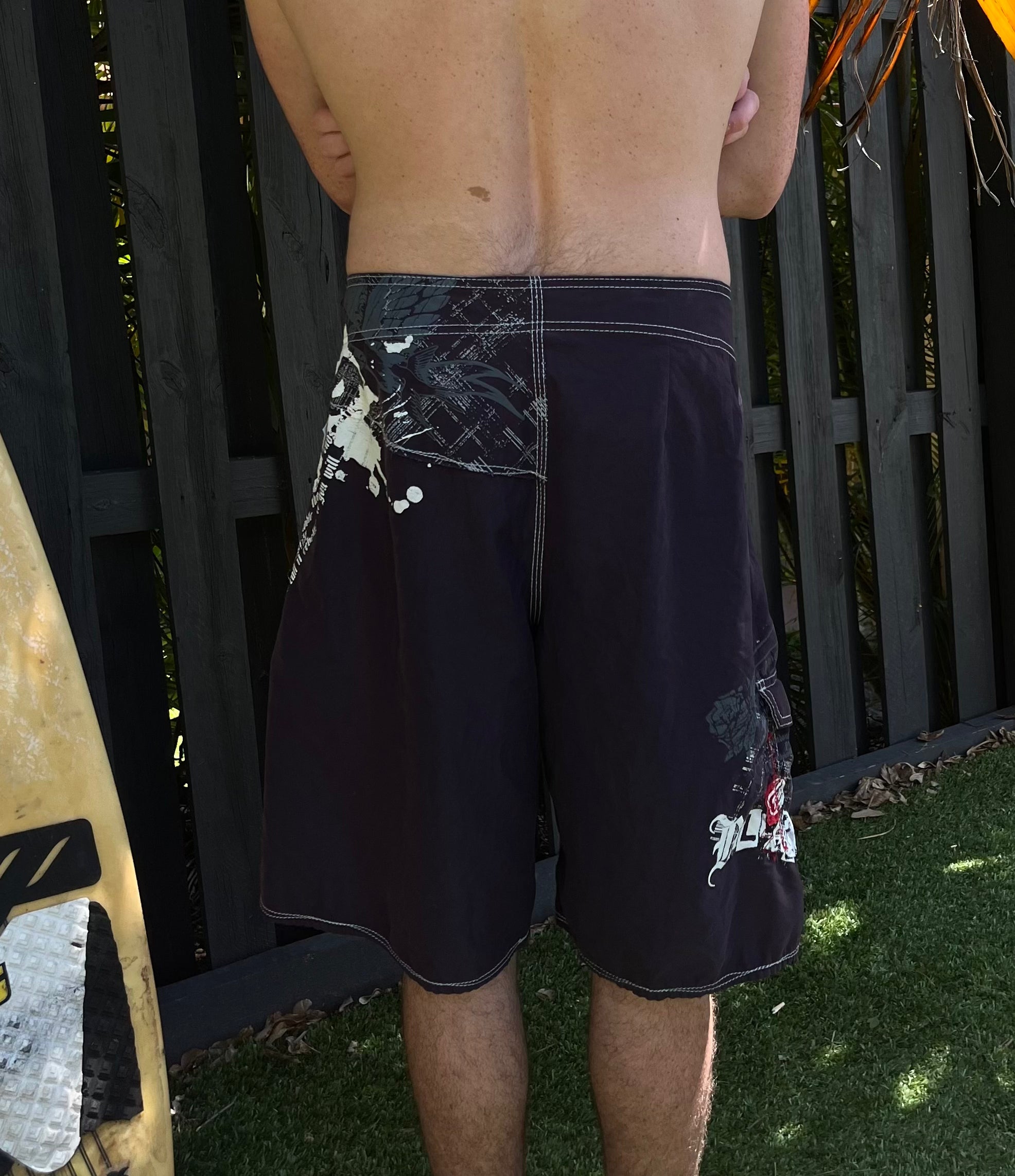 Joel Parkinson signature spellout boardshorts - size 36 *rare*